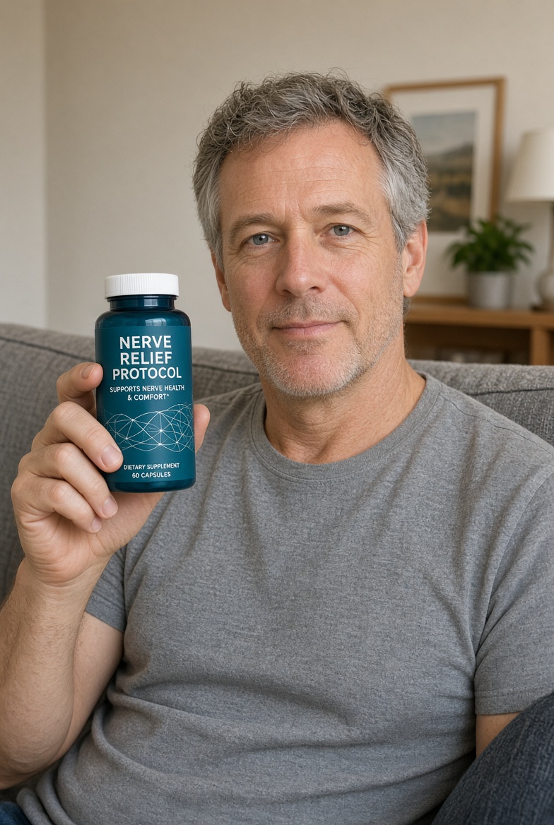 Robert holding Nerve Relief Protocol