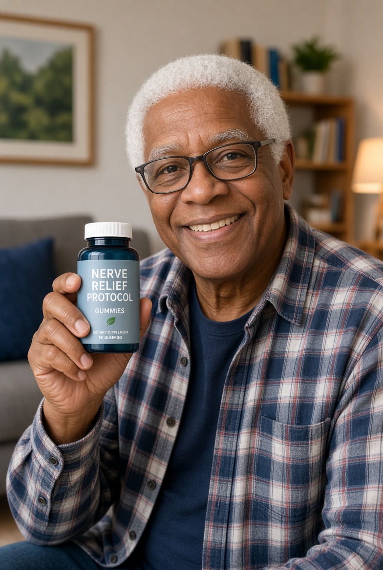 James holding Nerve Relief Protocol