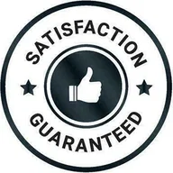 100% satisfaction guarantee badge